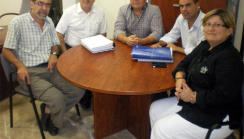 Trobada del Conseller de Cooperació Local amb els membres de l’equip de Govern de Sant Joan per tractar el Pla d’Obres i Serveis